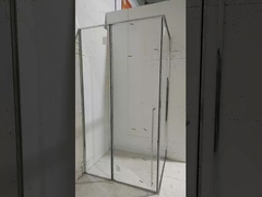 Customizable Tempered Glass Shower Enclosure with Multiple Size and Configuration Options