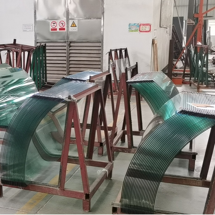 Curved Low - E Insulated Tempered Toughened Glass For Showcase And Freezer