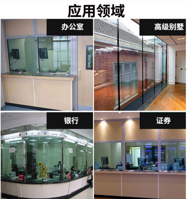 CE Curved Bullet Proof Glass Explosion Proof Glass For Building Facade